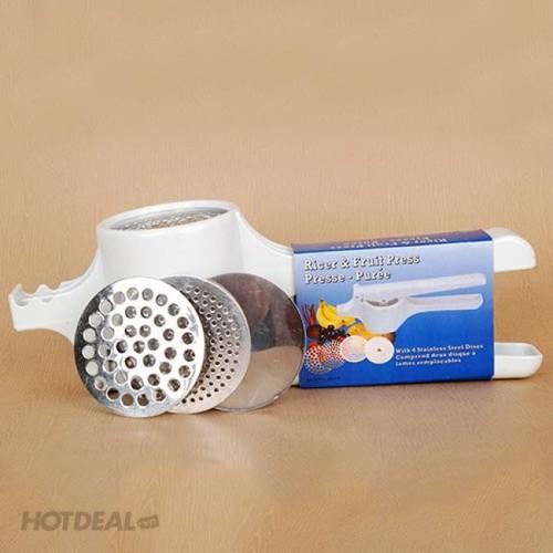 DỤNG CỤ ÉP BÚN TƯƠI, BÁNH CANH, BÁNH LỌT TẠI NHÀ CÓ 4 VỈ KHUÔN DRAGON