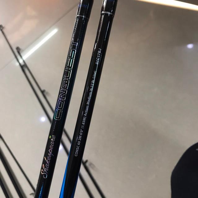 Cần 2 khúc lure Shakespeare 1,65 m 1,8 m 1,98 m
