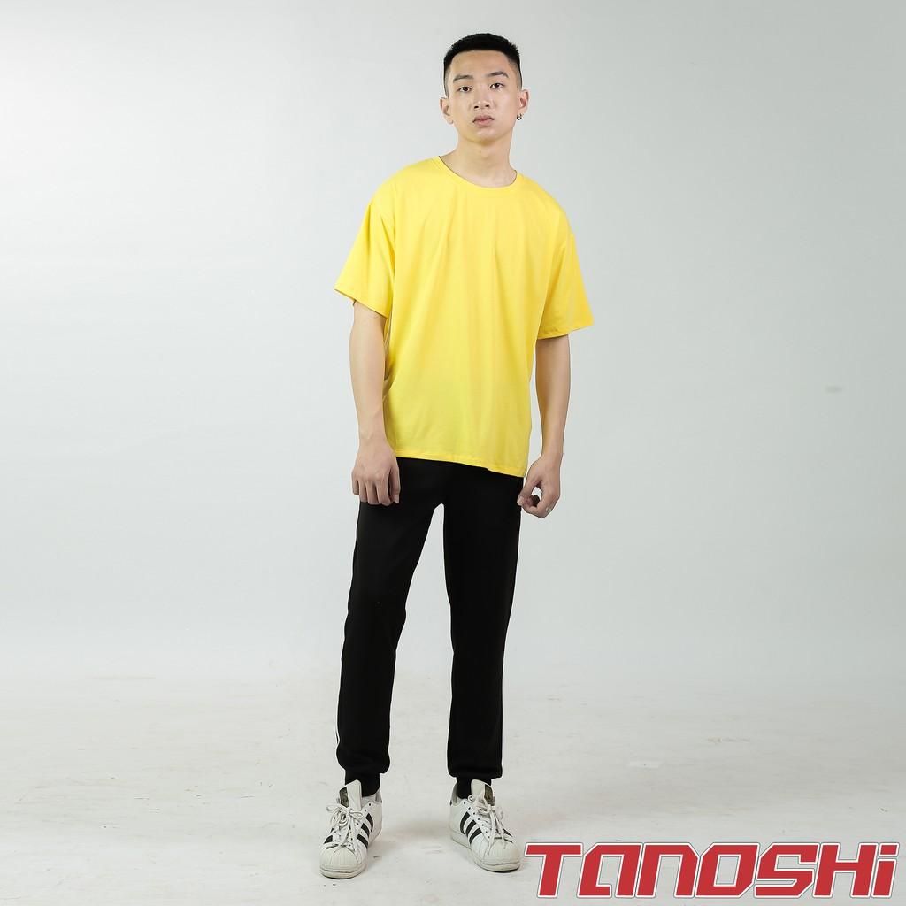 Áo Thun Nam trơn UNISEX form rộng tay lỡ