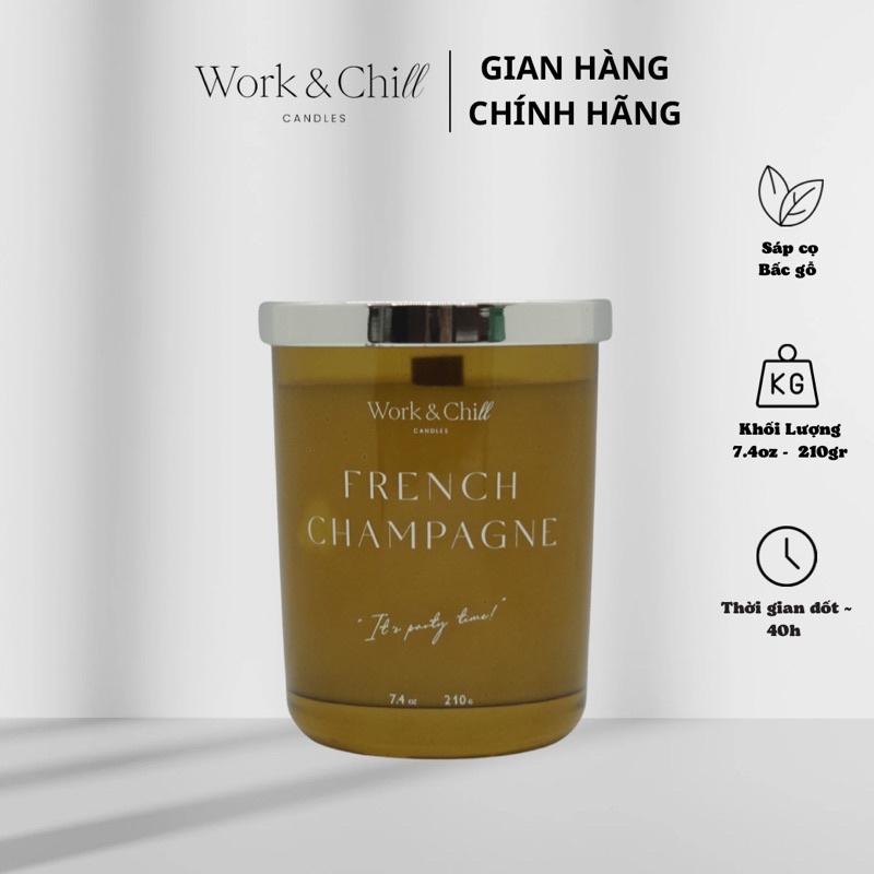 Nến thơm cao cấp French Champagne 7.4 oz