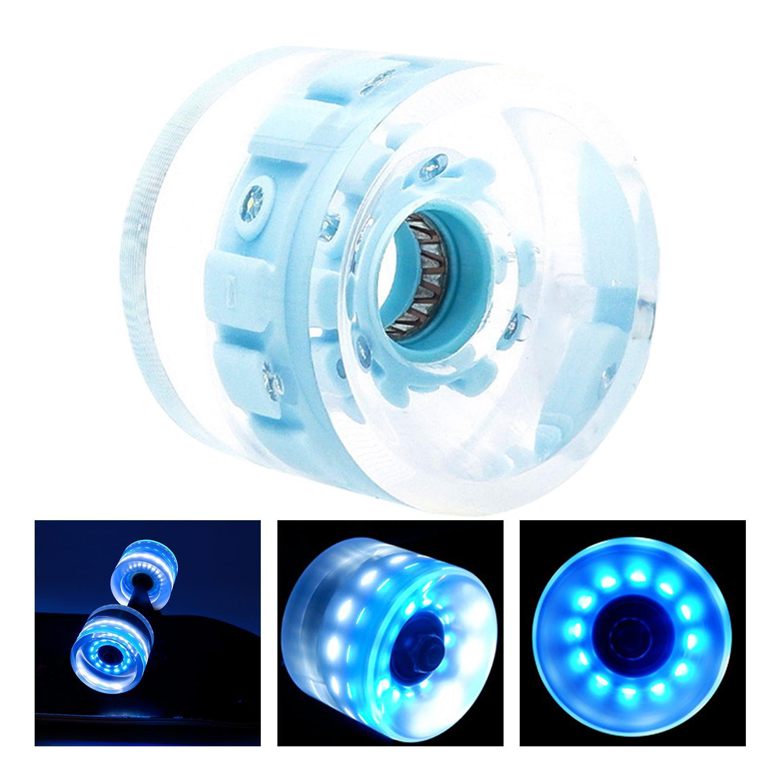 Light up Roller 78A Hardness Replacement Skateboard Wheels for Skate Board Blue