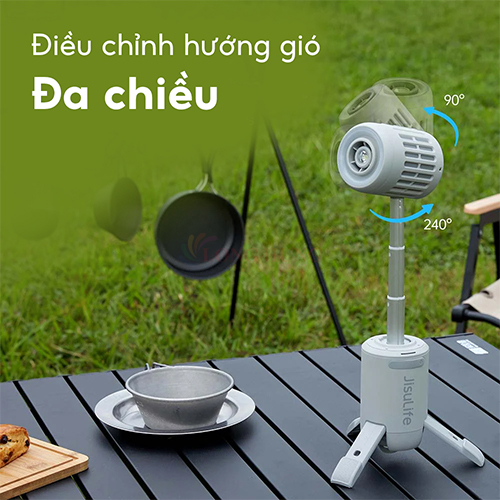Quạt ngoài trời Jisulife 4 in 1 Outdoor Fan Ultra1 13500mAh - Hàng chính hãng