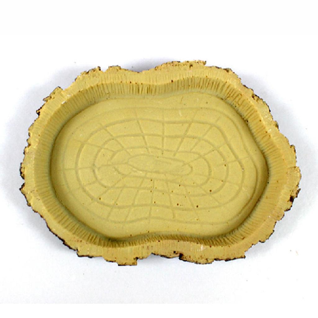 Reptile Feeding Bowl Food Water Resin Dish Pet Vivarium Tortoise Gecko Snake