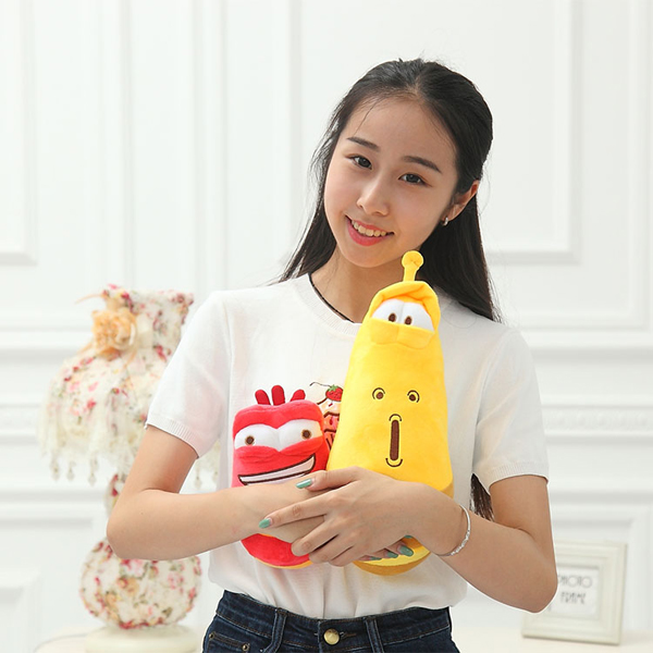 Gấu Bông Sâu Larva Vàng (40 Cm) Gb04