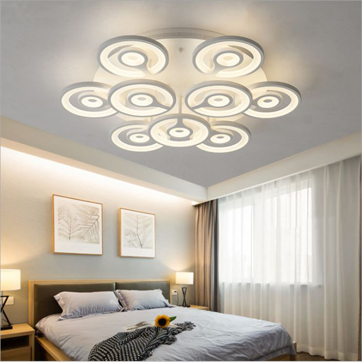 Đèn trần RENT 3 chế độ ánh sáng hiện đại - kèm bóng LED chuyên dụng và điều khiển từ xa