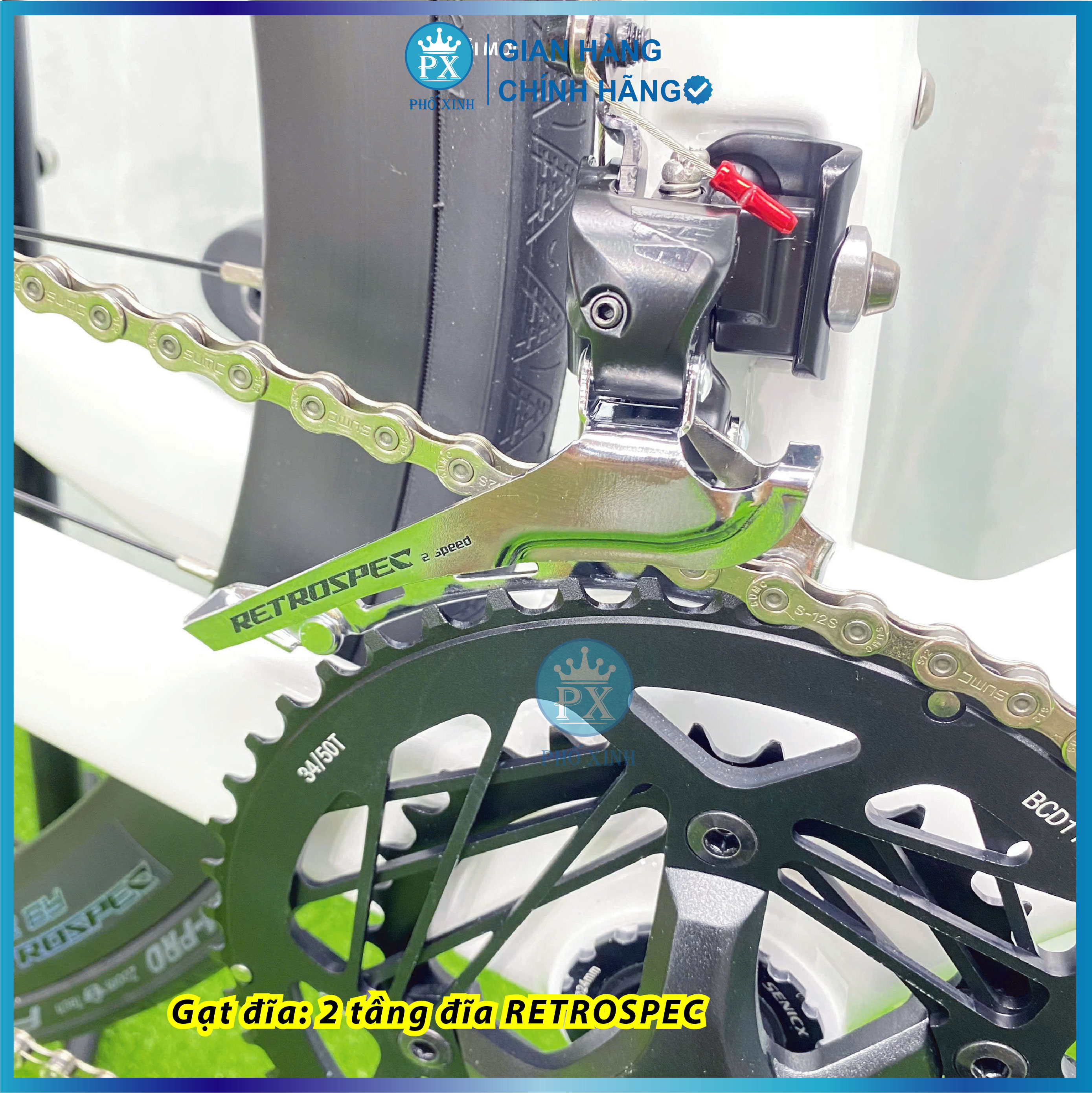 Xe đạp Twitter R5 Pro RS-24S FULL 6 món Carbon