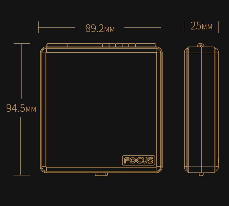 Hộp Đựng Thuốc Focus YH118 Có Chỗ Để Bật Lửa