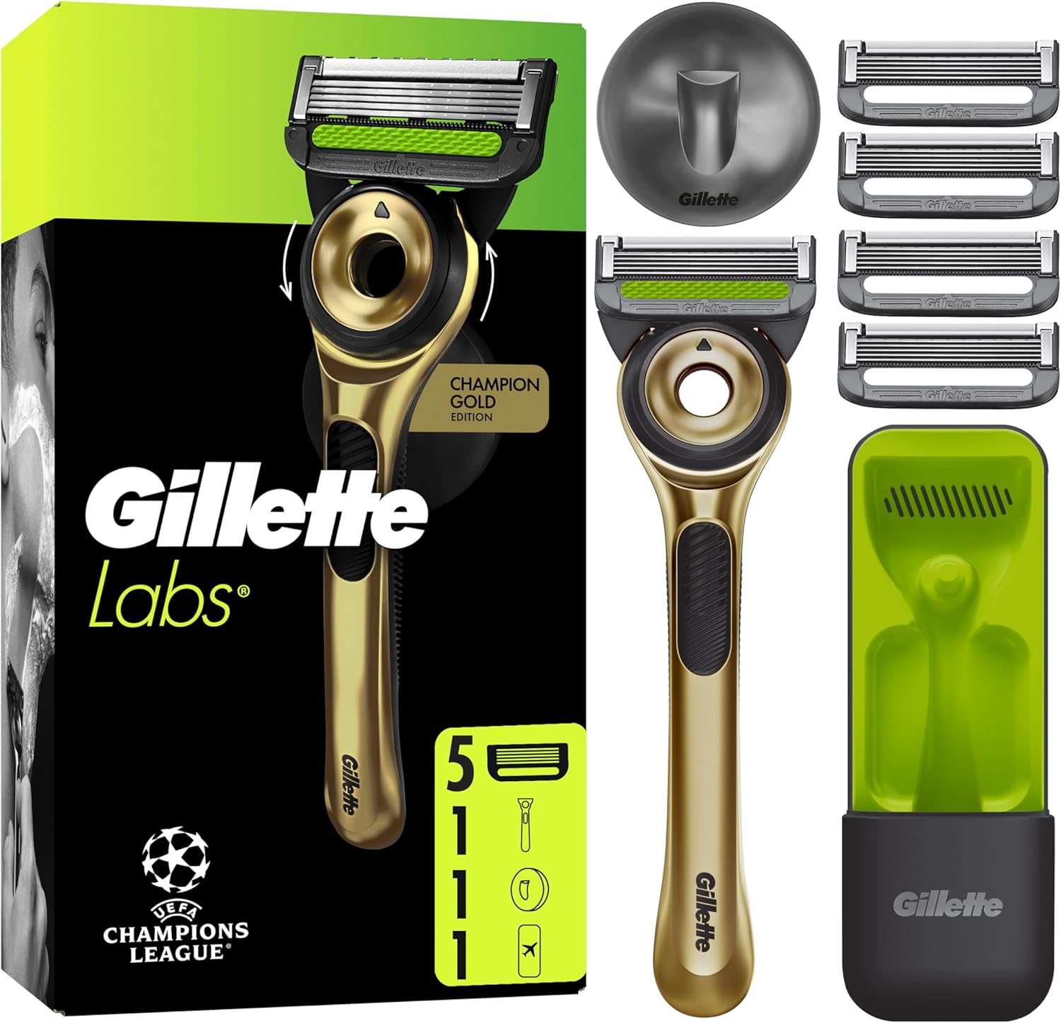 Dao cạo ướt Gillette Labs Champion Gold Edition hàng chính hãng