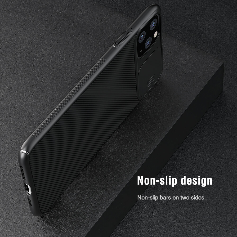 Ốp lưng chống sốc bảo vệ Camera cho iPhone 11 Pro Max  hiệu Nillkin Camshield  - Hàng chính hãng