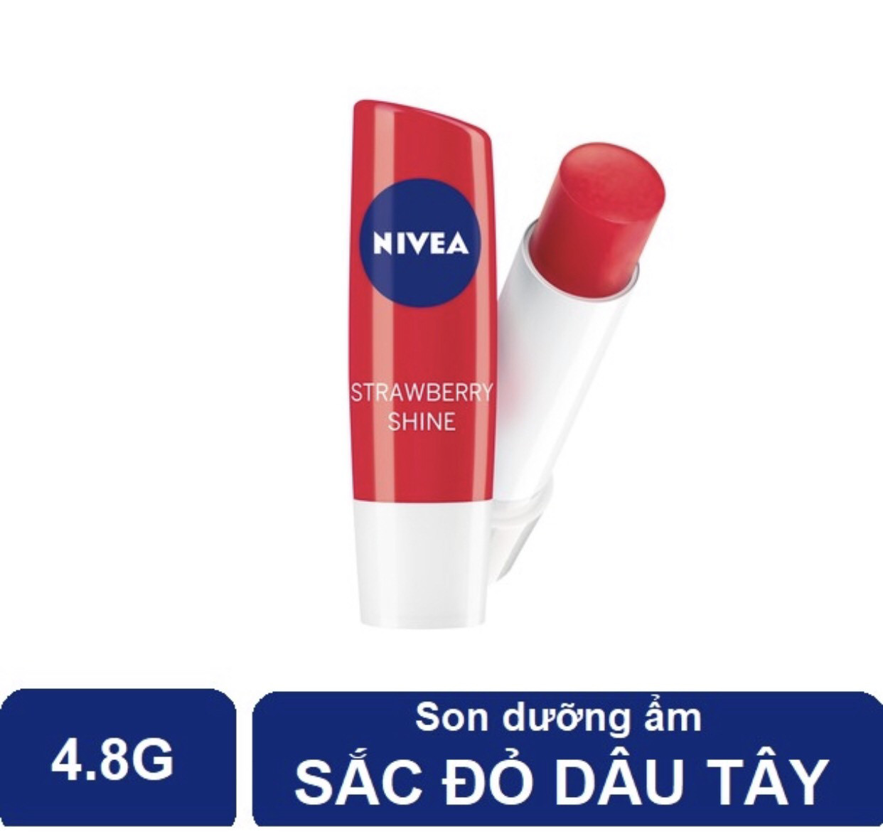 Bộ 2 Son Dưỡng Nivea Mùi Dâu (4.8g*2)