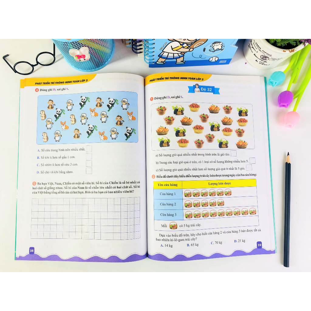Sách - Phát Triển Trí Thông Minh Toán Lớp 2 - ndbooks