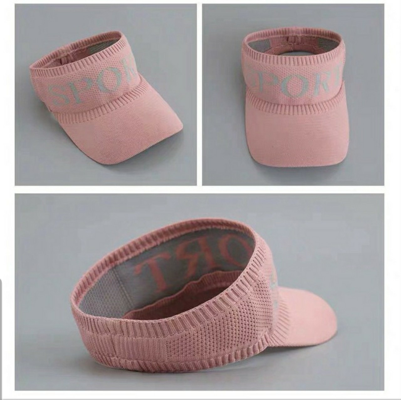 Mũ thể thao sport nửa đầu - Mũ lưỡi trai nửa đầu phong cách thời trang Aloha style-Nón Kết nửa đầu Nữ Spor - Hồng