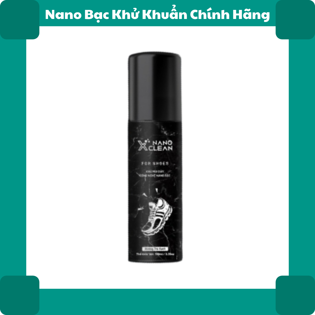 Chai xịt khử mùi giày Nano Xclean 100 ML