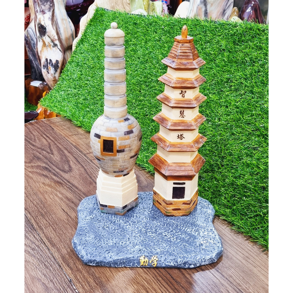 Bộ Tháp Trí Tuệ Tàng Kinh Các - tháp trang trí - không kèm tượng
