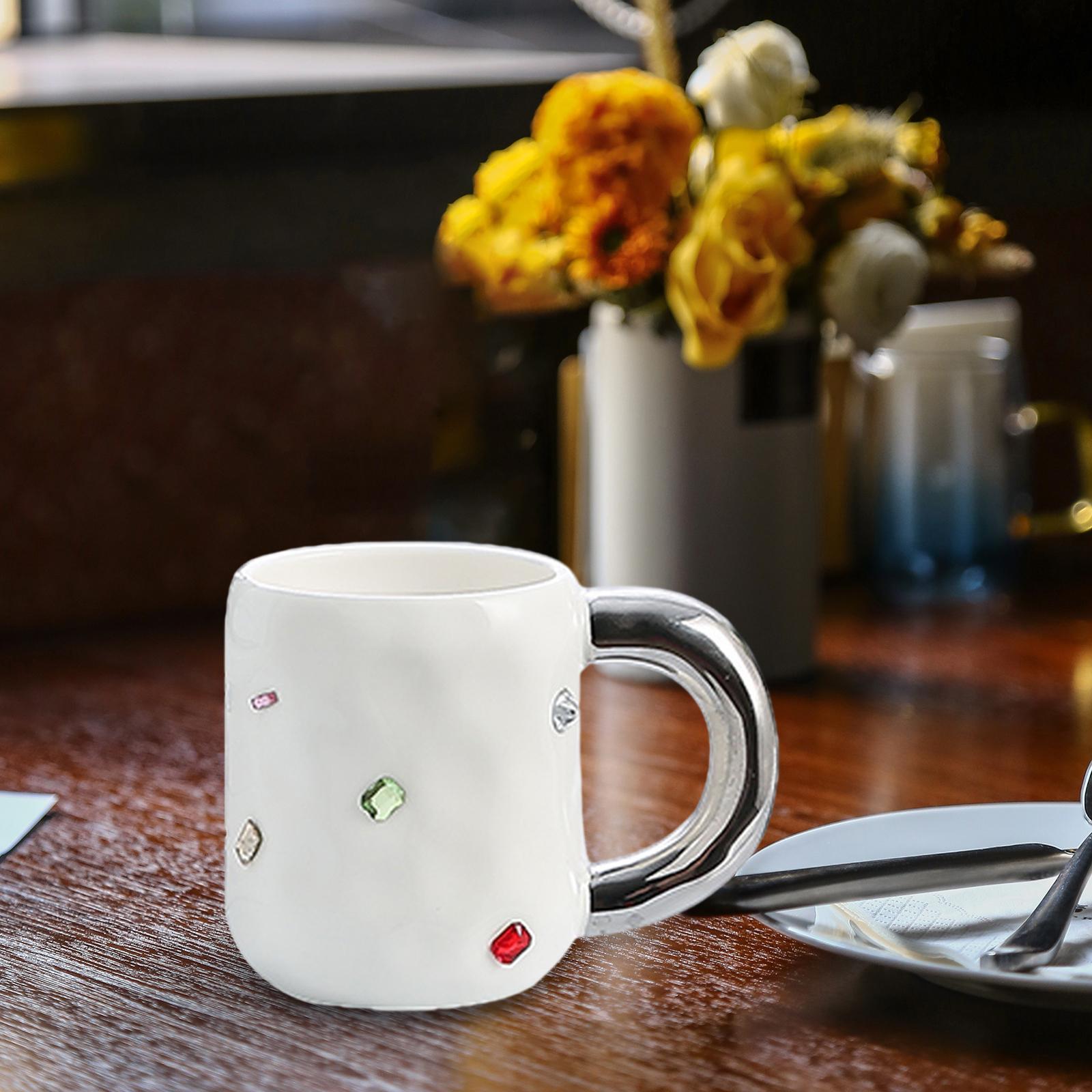 Ceramic Coffee Mug Milk Mug Cup Office Dorm Home Tea Cup Coffee Cup for Beverage Juice Breakfast Milk Valentines Day Birthday Gift