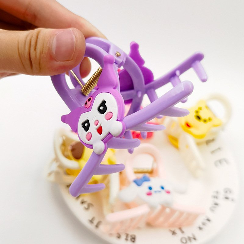 Sét 4 Kẹp Tóc Càng Cua Cho Bé Hoạt Hình Dễ Thương 8X5Cm