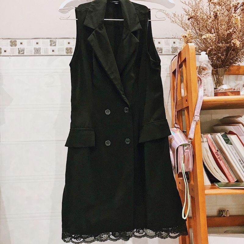 Đầm Cổ Vets Cực Xinh ảnh thật