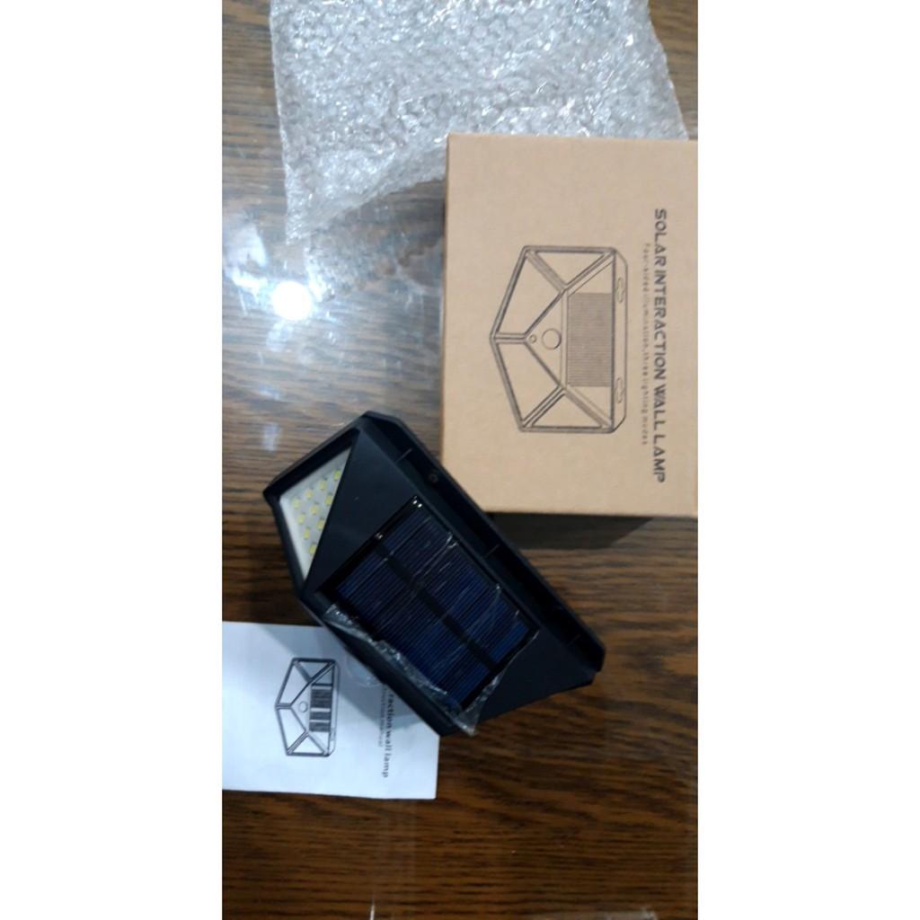 Đèn cảm ứng hồng ngoại năng lượng mặt trời Solar Sensor Wall light 100/20 bóng LED siêu sáng