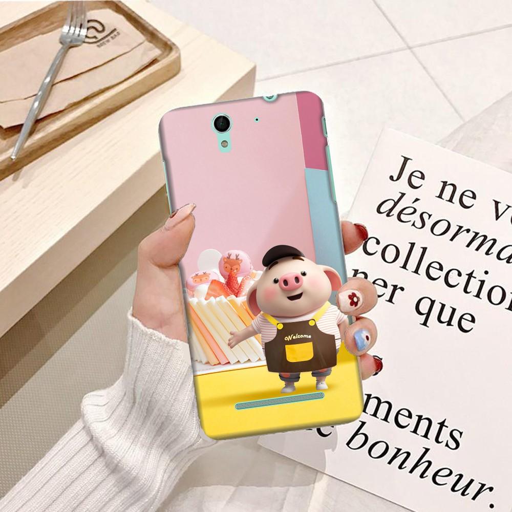 Ốp lưng dành cho điện thoại Sony XA1 Silicon dẻo hình Heo Con Dễ Thương