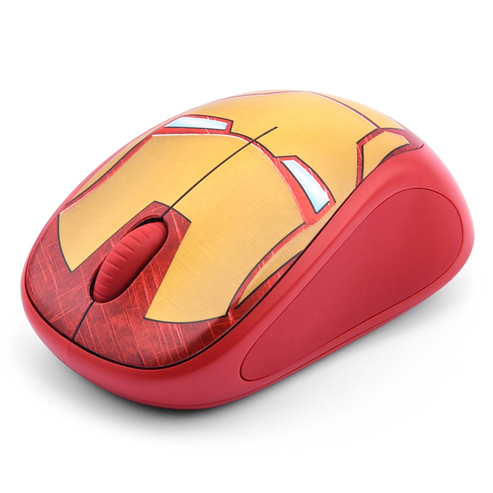 Chuột không dây Logitech M238 Iron Man (Vàng) - Hàng chính hãng