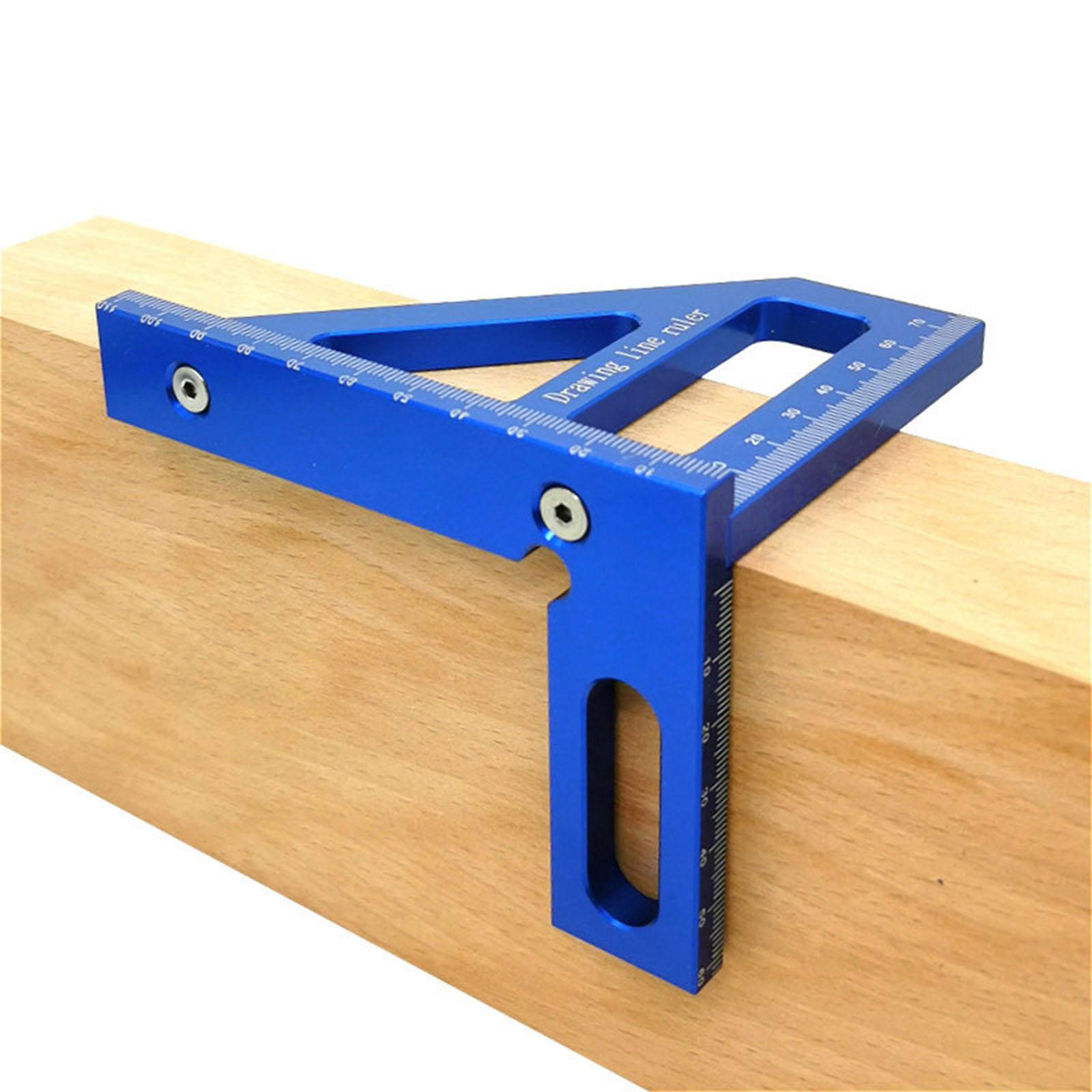 Square Angle Ruler Miter High Precision Marking Gauge for Engineer Carpenter