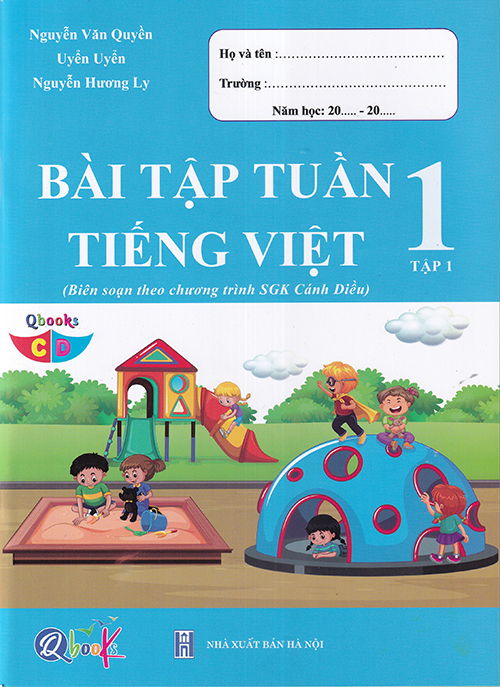 Sách - Bài tập tuần Tiếng Việt 1 tập 1 (Biên soạn theo chương trình sgk Cánh diều)