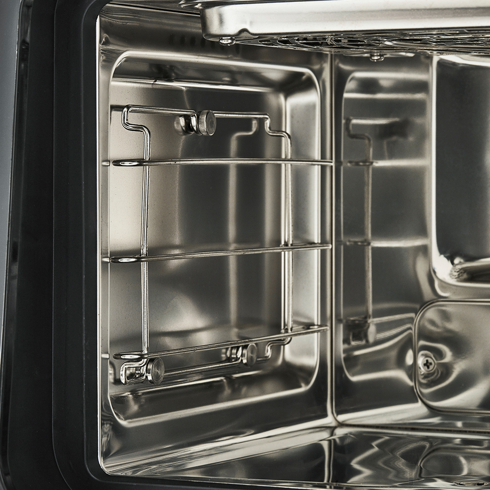 Lò nướng chân không kết hợp chức năng hấp Lock&Lock EJF693GRY Steam Air Fryer Oven - Hàng chính hãng