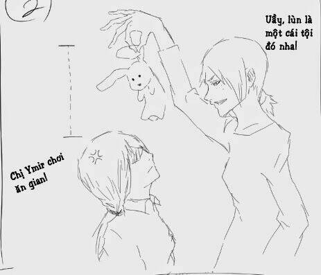 đại chiến titan - doujinshi về các cô gái chapter 24 9