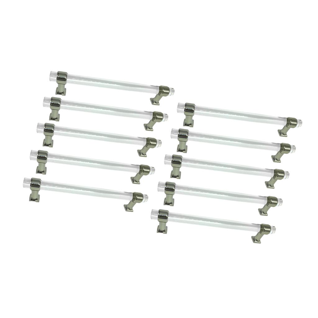 10 Máy Tính Sáng Tạo Acrylic Cửa Kéo Núm Tủ Ngăn Kéo Tủ Tay Cầm Phần Cứng