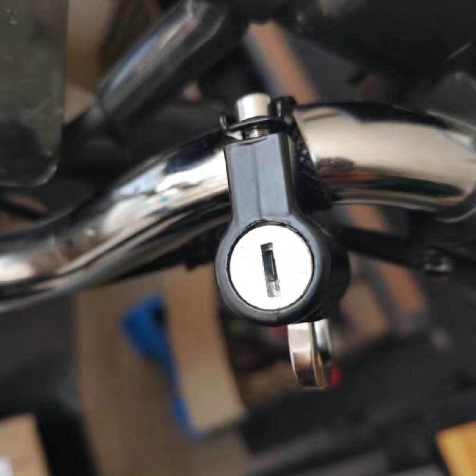 Motorcycle Hook Lock Easy to Install Anti  for Street Bike