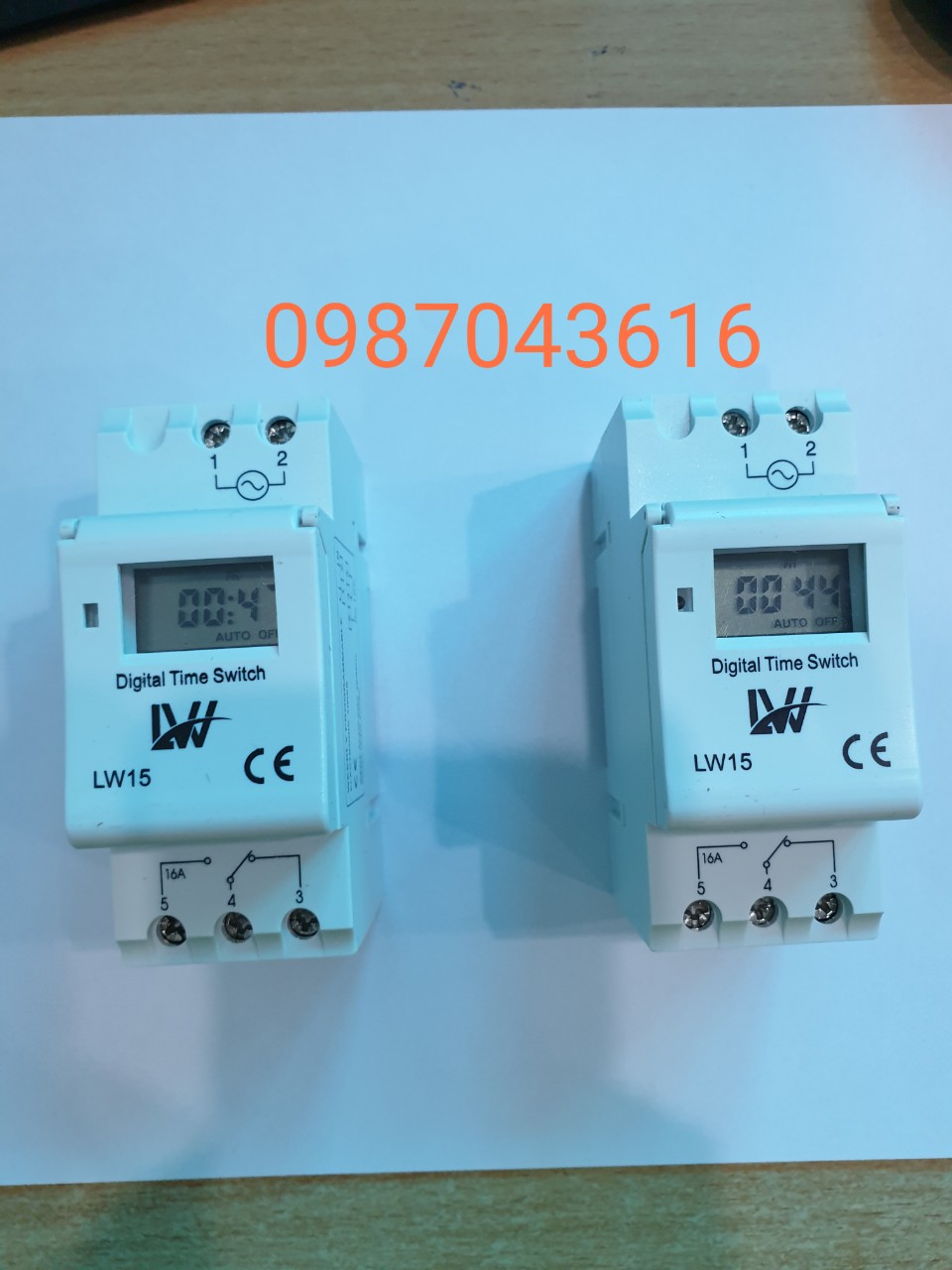 Timer thời gian thực 24H  LW16A, công tắc hẹn giờ điện tử