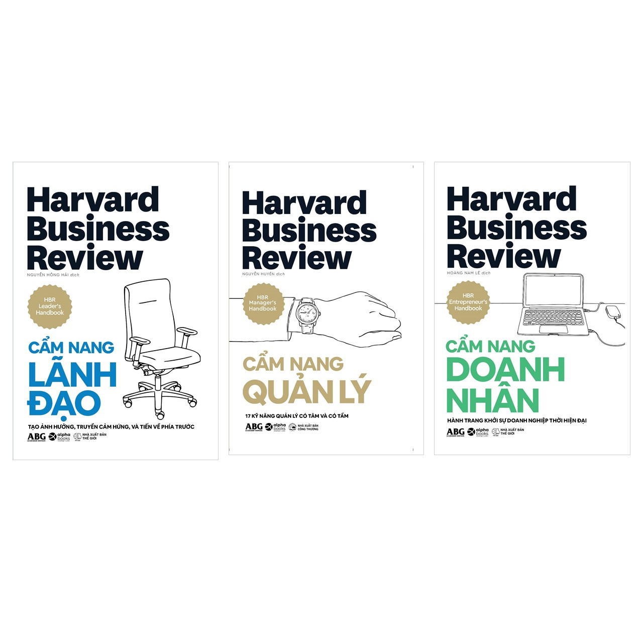 Combo Harvard Business Review-Cẩm Nang Quản Trị Toàn Tập Từ Harvard: Cẩm Nang Lãnh Đạo + Cẩm Nang Quản Lý + Cẩm Nang Doanh Nhân