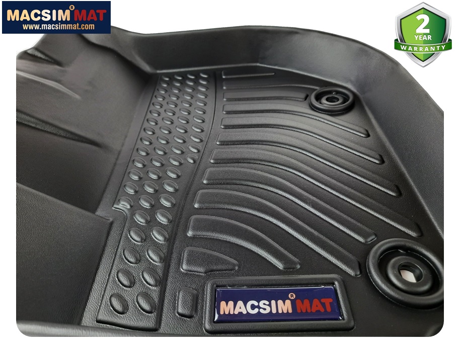 Thảm lót sàn xe ô tô Honda HRV 2018-2023 qd Nhãn hiệu Macsim chất liệu nhựa TPE  hàng loại 2