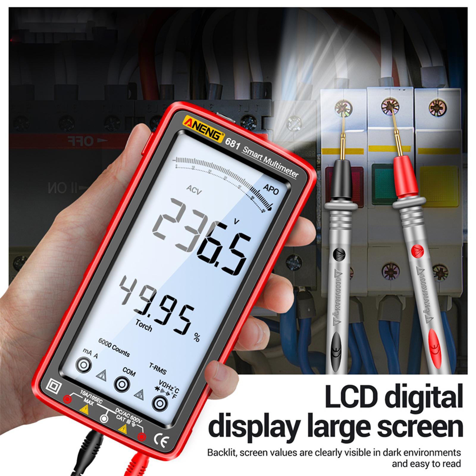 Digital Multimeter Electric meter Wide Measuring Multi Tester