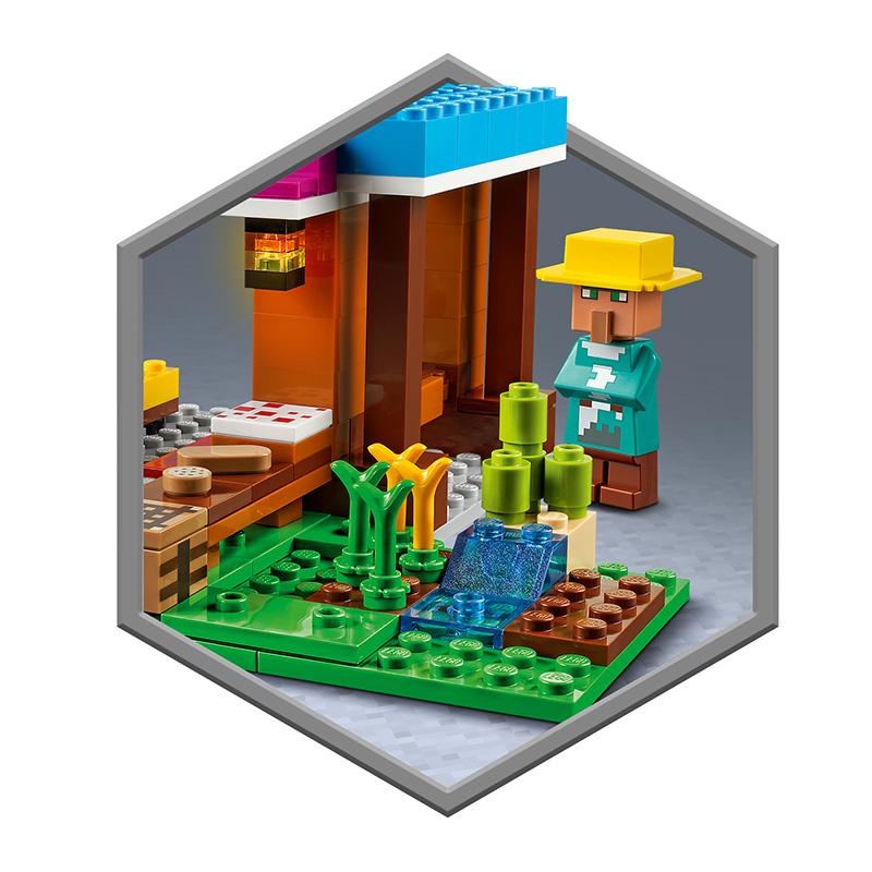 Đồ Chơi LEGO Tiệm Bánh Minecraft 21184 (154 chi tiết)