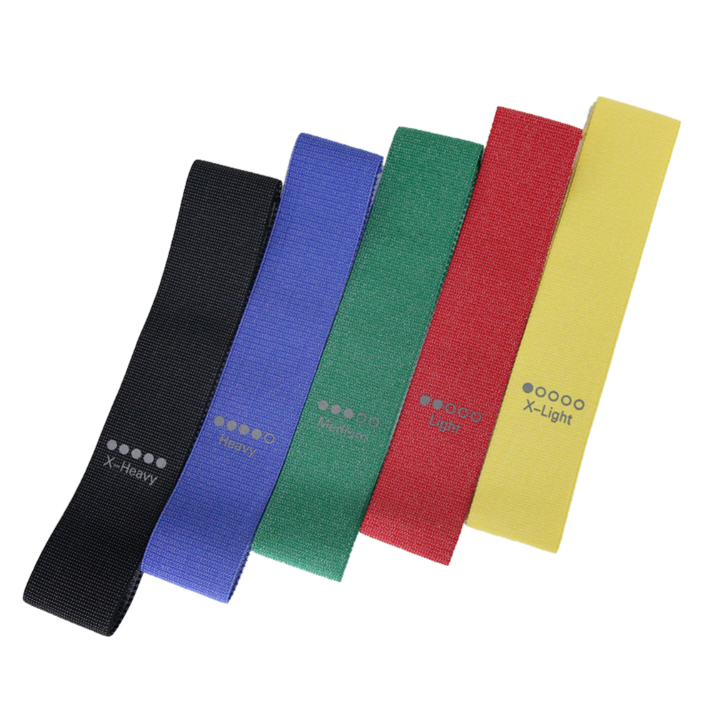 5 dây đai kháng lực đàn hồi với túi đưng dây rút dành cho tập yoga thể hình