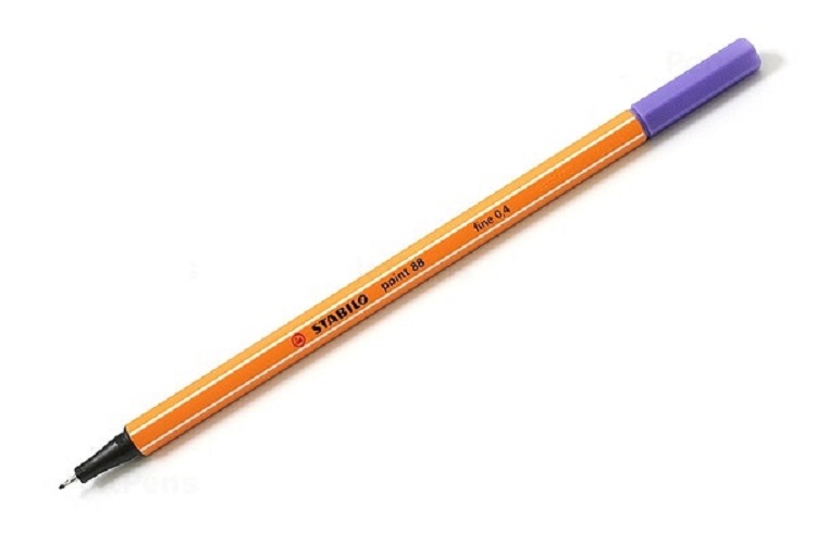Bút kim màu Stabilo Point 88 - Needle Point - 0.4mm  - Màu tím (88/55)