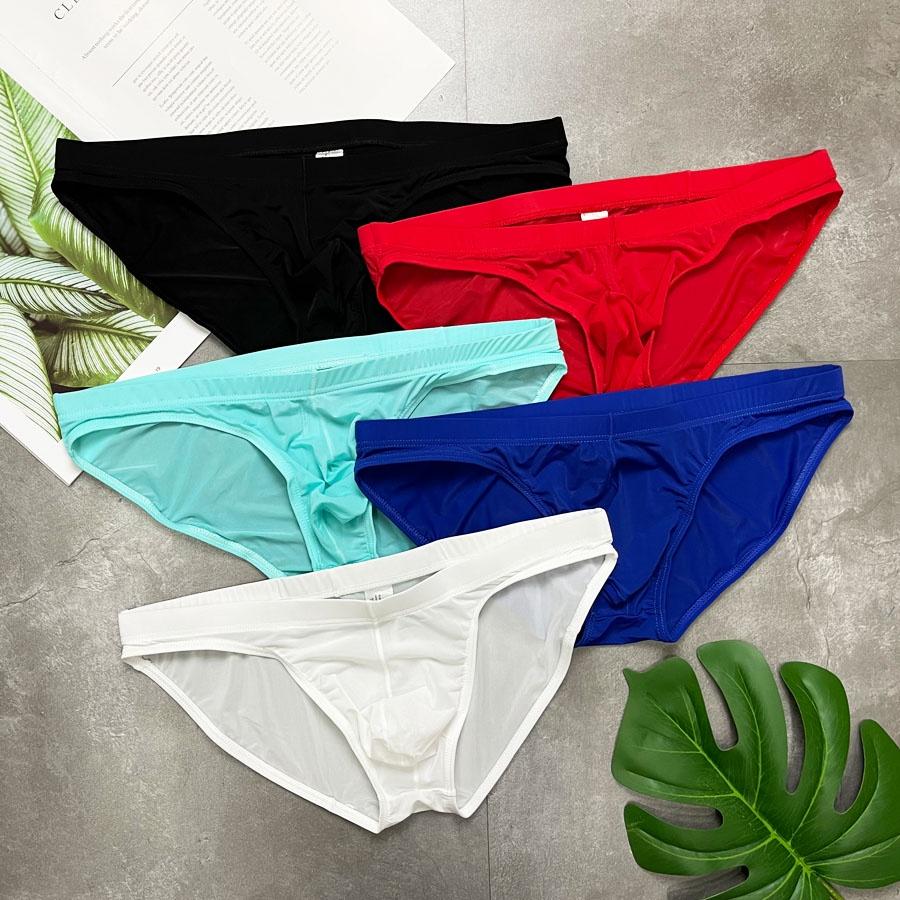 QUẦN LÓT NAM - Tam Giác Bikini Bản Nhỏ Gọn - Thun Lạnh Siêu Mát