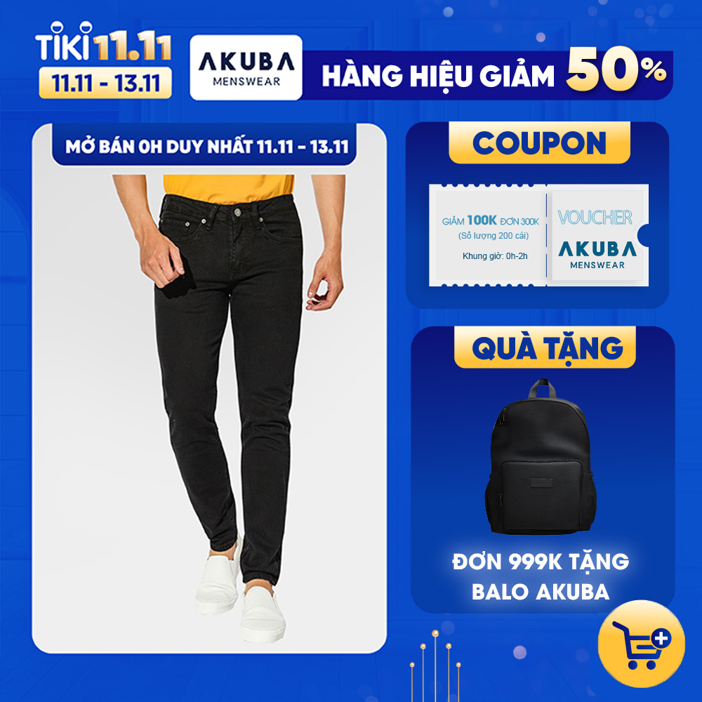 Quần Jean Nam Form Slimfit AKUBA | 01AB2082