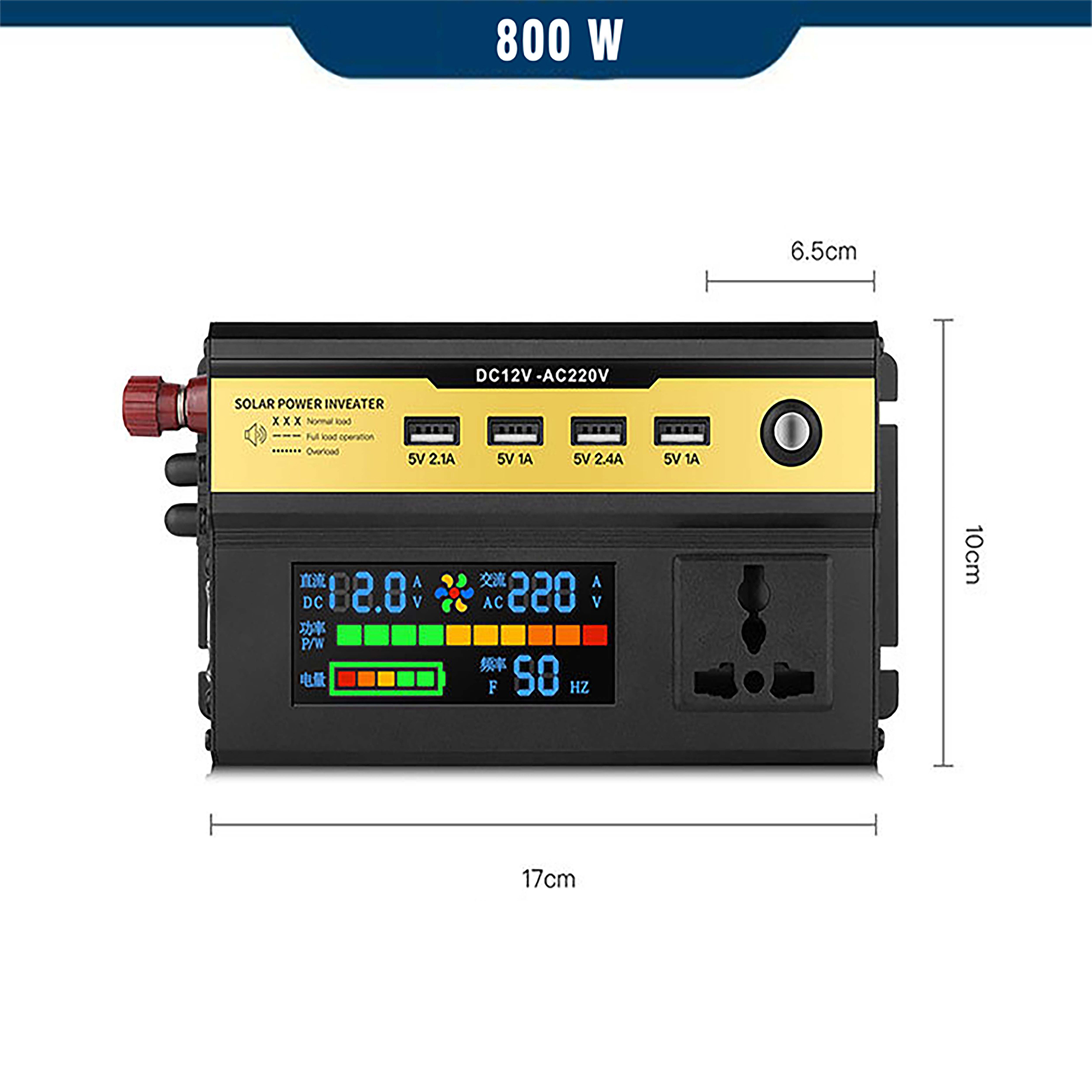 Bộ Biến tần Chuyển Đổi Nguồn Điện 12V Sang 220V công suất 200W, 800W, 3200W Cho xe Ô Tô , Xe Hơi Công Suất Tối Đa 150W, Phụ Kiện Ô Tô Tổng Hợp