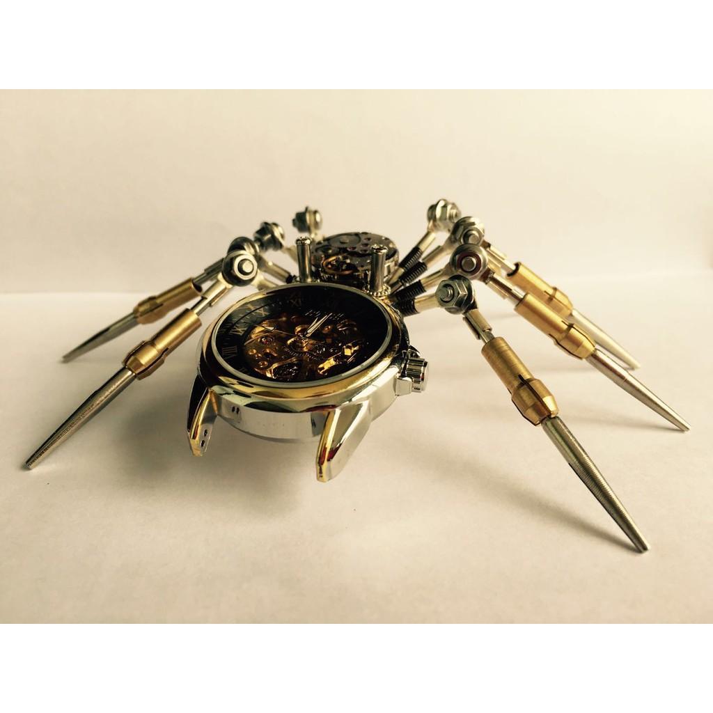 Mô Hình Lắp ghép 3d Kim Loại đồng hồ STEAMPUNK SPIDER