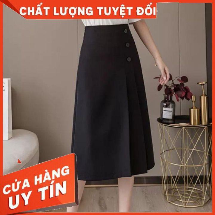 Chân váy công sở CAO CẤP xinh dài qua gối siêu sang chảnh