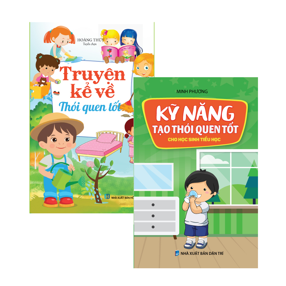 Combo Sách kỹ năng sống cho trẻ - Kỹ năng tạo thói quen tốt