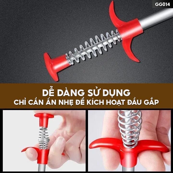 Cây Gắp Rác Vệ Sinh Thông Cống Nhà Vệ Sinh Bồn Rửa Chén Chiều Dài 2 Mét Linh Hoạt Tiện Lợi GG-014