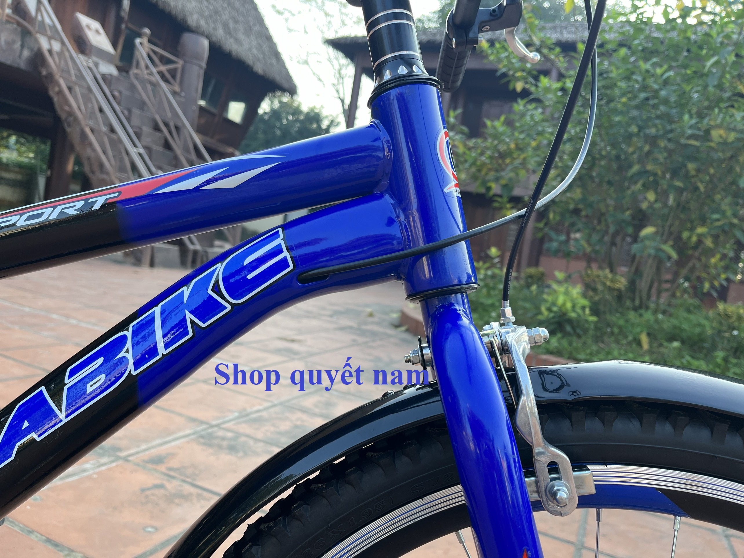 Xe đạp thể thao Vinabike cỡ 24, 26in 3 màu xanh/đỏ/đen, Phù hợp với người cao 1m35 trở lên