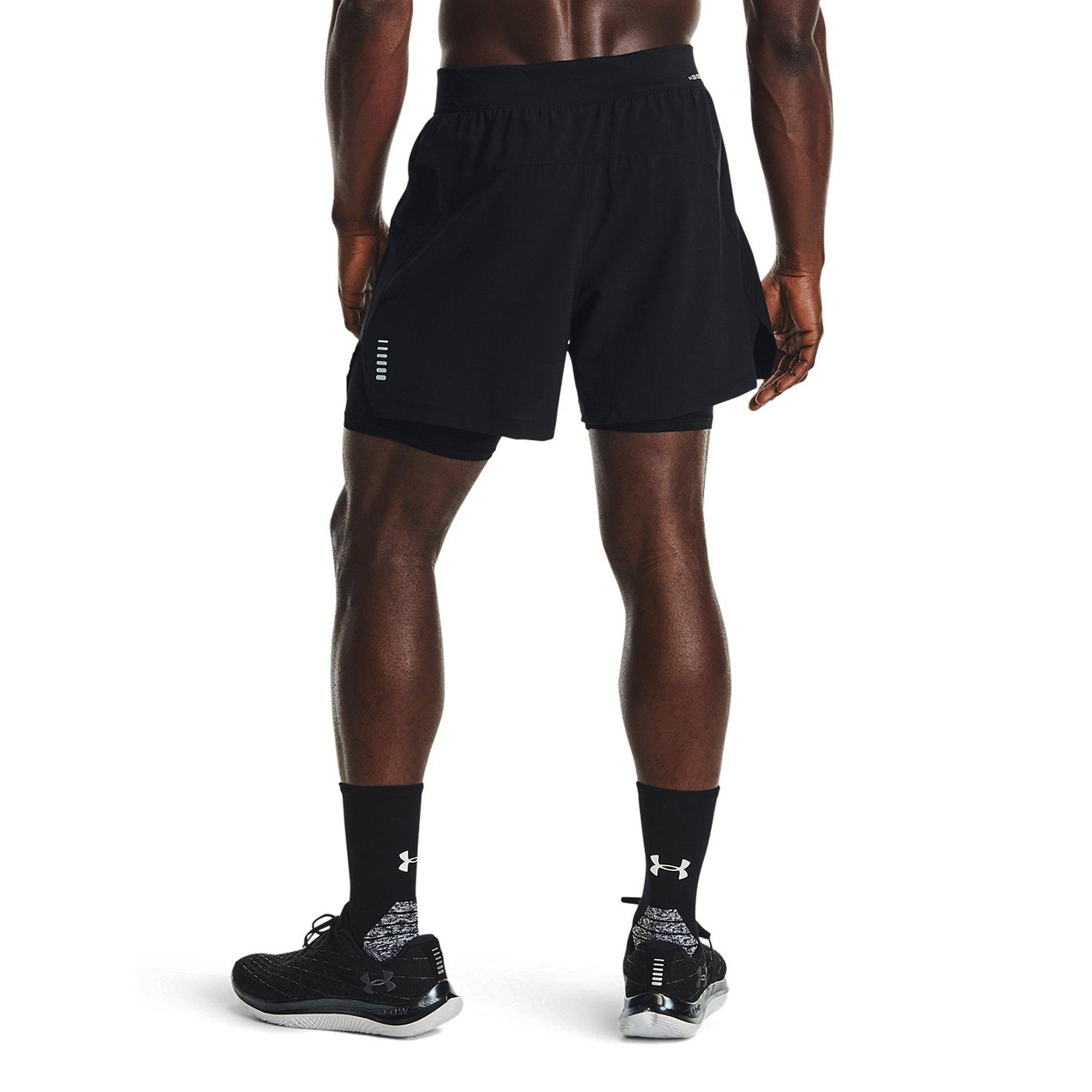 Quần ngắn thể thao nam Under Armour ISOCHILL RUN 2N1 SHORT - 1364858-001