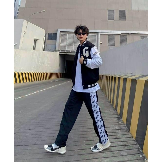 Áo khoác bomber dù chữ G unisex nam nữ form rộng 2 lớp Chống Nắng Siêu Hot Jacket Bomber