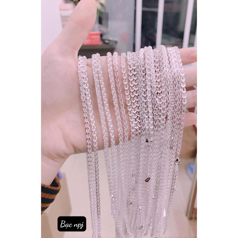 Dây Phụng, Vòng cổ nữ Bạc Ta ️CAO CẤP ️ chuẩn Bạc đẹp -Npj