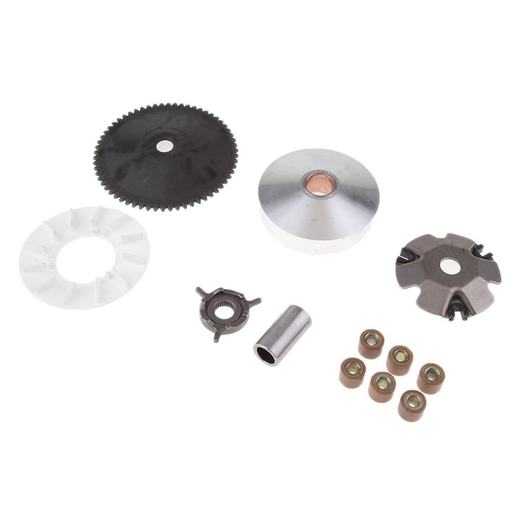 Roller Fan Clutch Variator for GY6 49 50cc Engine Scooter Moped ATV GO KART