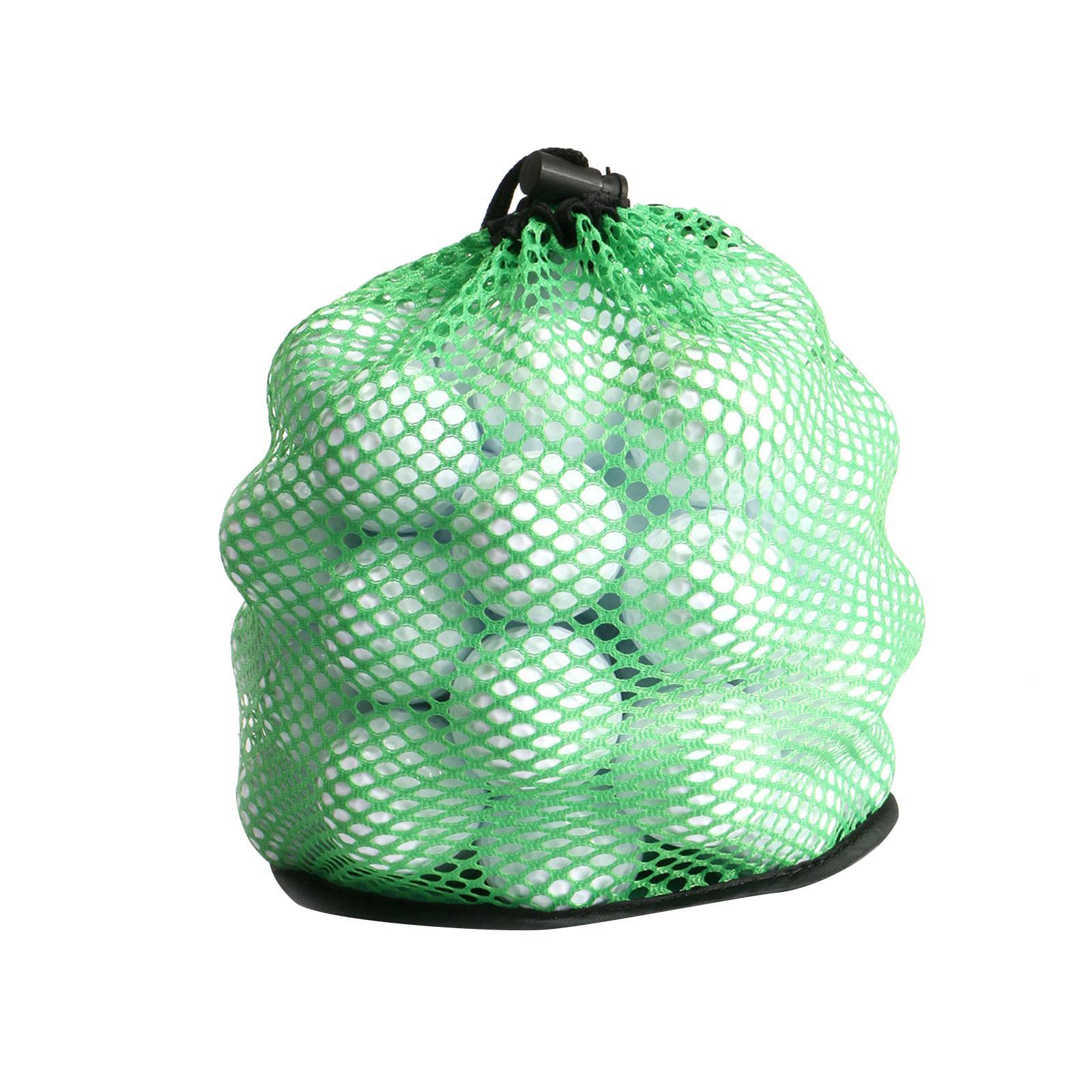 Nylon Golf Ball Storage Bag, Net Pouch Carrying Holder Organizer for Tennis